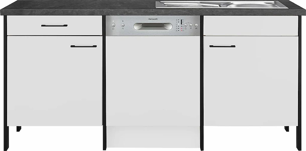 OPTIFIT Spülenschrank "Tokio", 192 cm breit, mit Stahlgestell, mit Vollausz günstig online kaufen