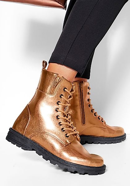 LASCANA Stiefelette im angesagten Metallic-Look, Stiefel, günstig online kaufen