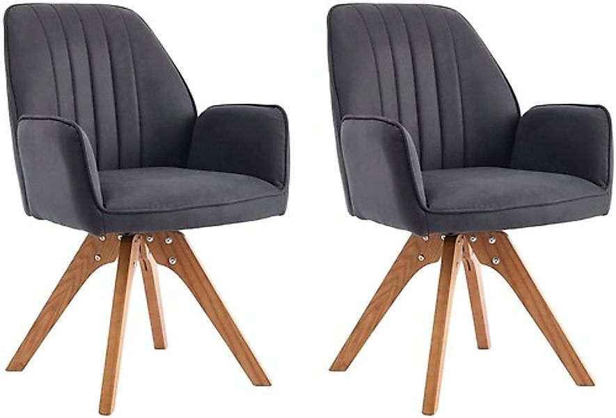 Home affaire Stuhl »Pollenca«, (Set), 2 St., Microfaser, tolle Optik günstig online kaufen