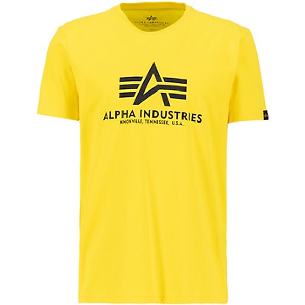 Alpha Industries  T-Shirts & Poloshirts Basic T-Shirt - empire yellow günstig online kaufen