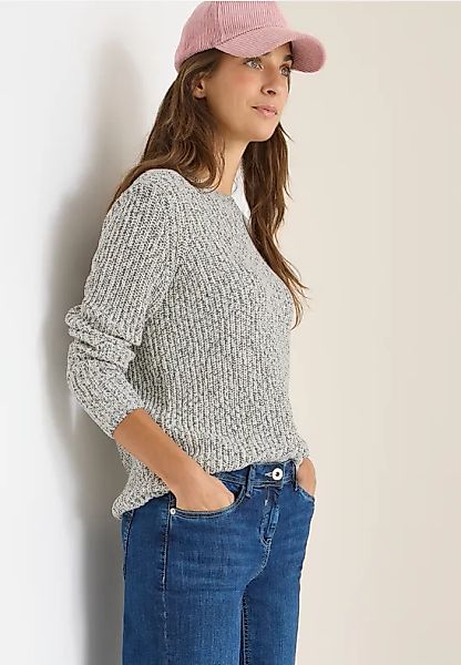 CECIL Gemusterter Strickpullover günstig online kaufen
