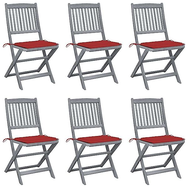 vidaXL Gartenstuhl Klappbare Gartenstühle 6 Stk. günstig online kaufen