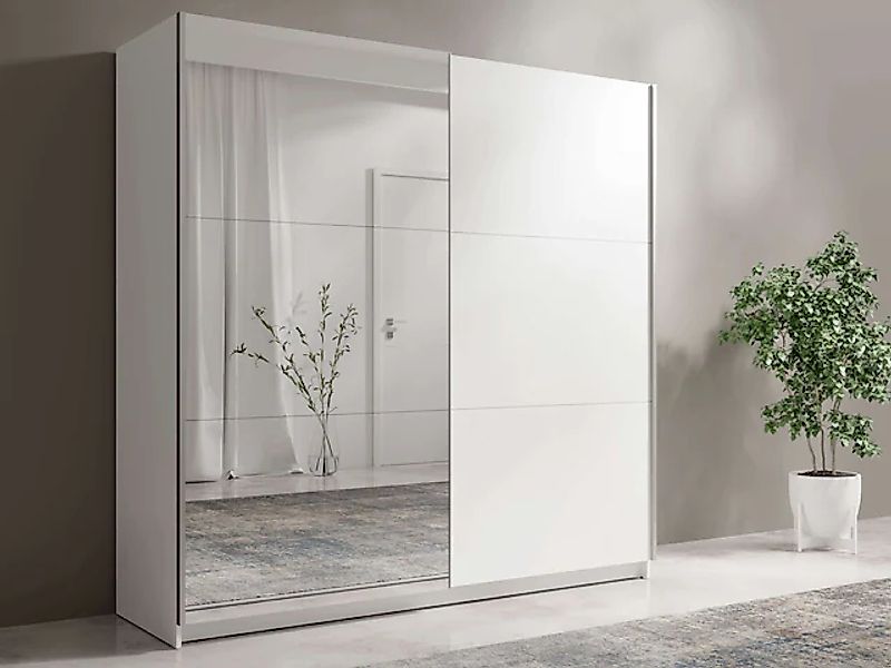 Home affaire Schwebetürenschrank »Kleiderschrank Fresno mit 5 Einlegeböden, günstig online kaufen