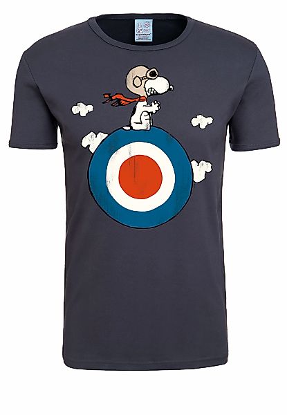 LOGOSHIRT T-Shirt "Peanuts - Snoopy Pilot" mit lizenziertem Print günstig online kaufen