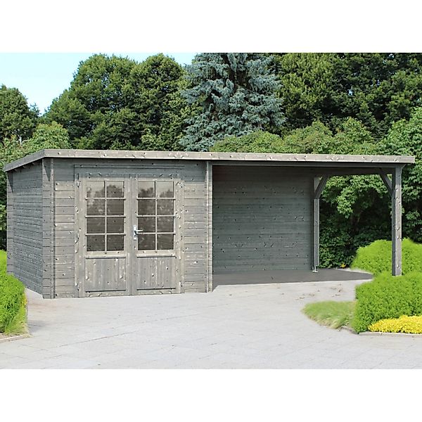 Palmako Gartenhaus "Ella", (Set), 6,9+10,0 m², mit Anbaudach günstig online kaufen