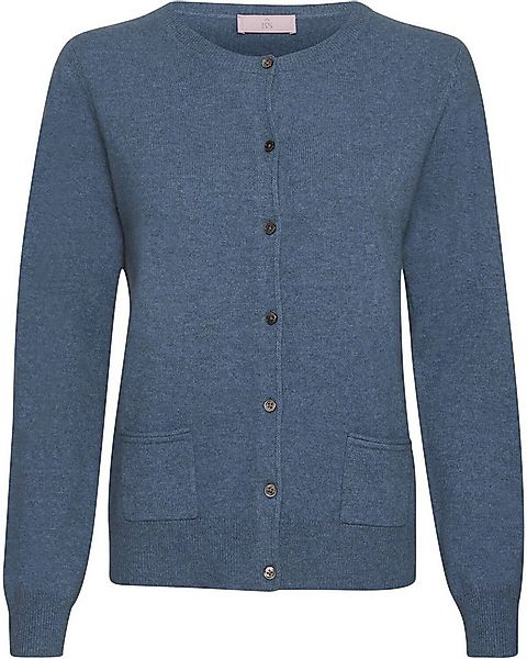 Brigitte von Schönfels Strickjacke Kaschmir Rundhals-Cardigan günstig online kaufen