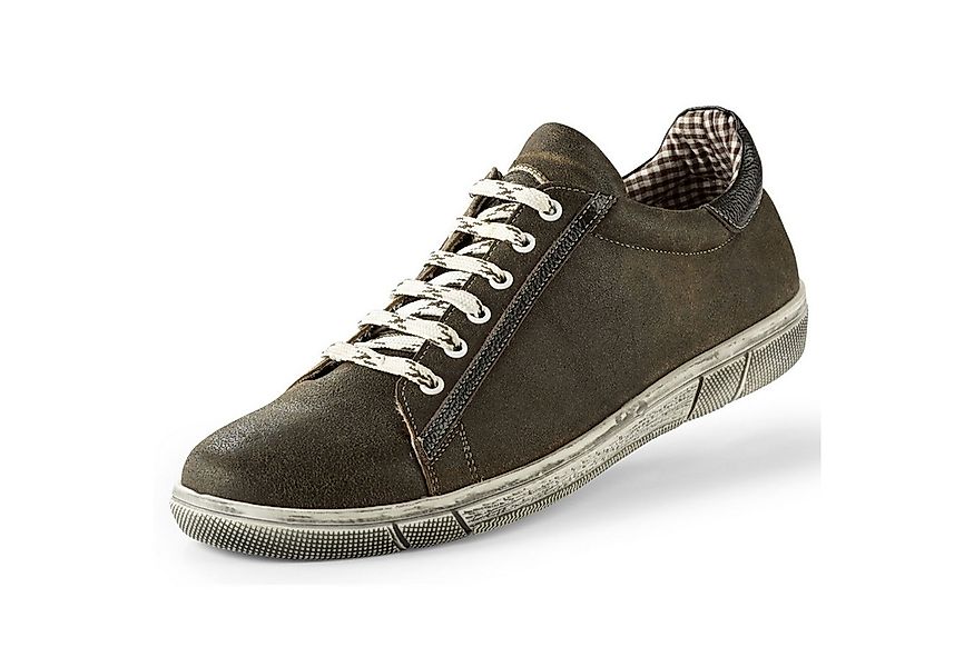 Maddox Herren Trachten Leder Schuhe "Siegfried" - Nappato Bernstein Sneaker günstig online kaufen