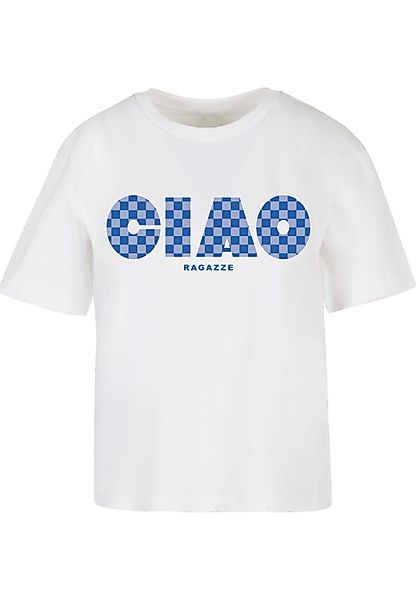 Miss Tee T-Shirt "Miss Tee Damen Ciao Ragazze Tee" 1 Stk. günstig online kaufen