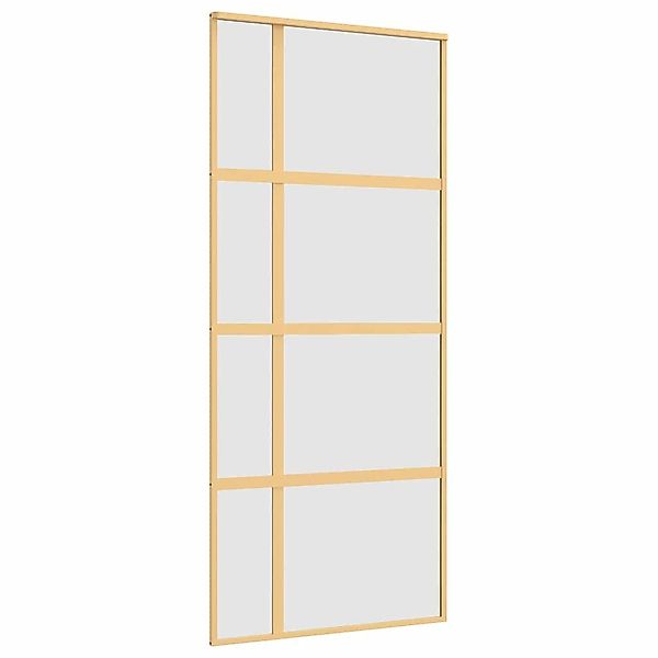 vidaXL Haustür Schiebetür Golden 90x205 cm günstig online kaufen