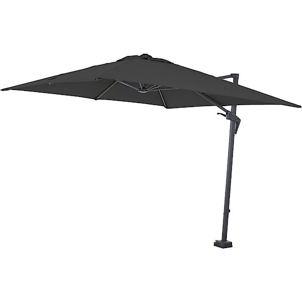Siena Garden Ampelschirm 250 cmx 250 cm Anthrazit mit Drehfunktion günstig online kaufen