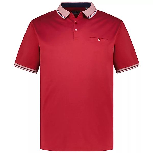 RAGMAN Poloshirt aus mercerisiertem Baumwoll-Jersey günstig online kaufen