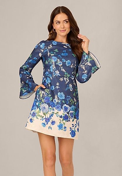 Adrianna Papell Etuikleid Printed A-Line Dress Frisches, florales Metallic- günstig online kaufen