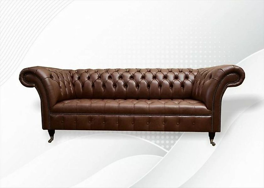 JVmoebel 3-Sitzer Chesterfield Polster Sofas Klassische Leder 3Sitzer 100% günstig online kaufen