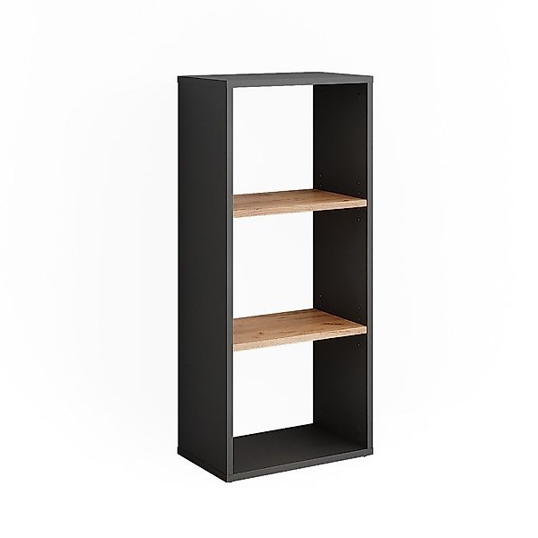 Vicco Bücherregal Orlando, Anthrazit/Goldkraft Eiche, 40 günstig online kaufen
