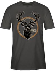 Shirtracer T-Shirt Cooler Hirsch Hirschgeweih Jäger günstig online kaufen
