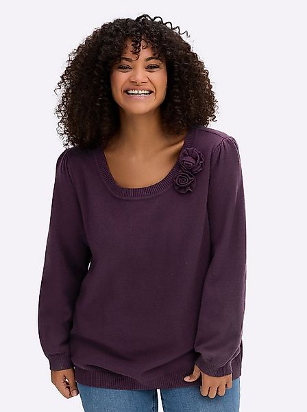 Sheego Strickpullover Pullover Langarm Jersey günstig online kaufen
