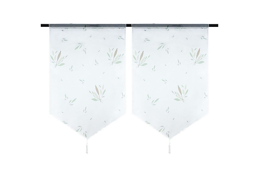 Joyswahl Scheibengardine (1 St), Stangendurchzug, transparent, Quaste Küche günstig online kaufen