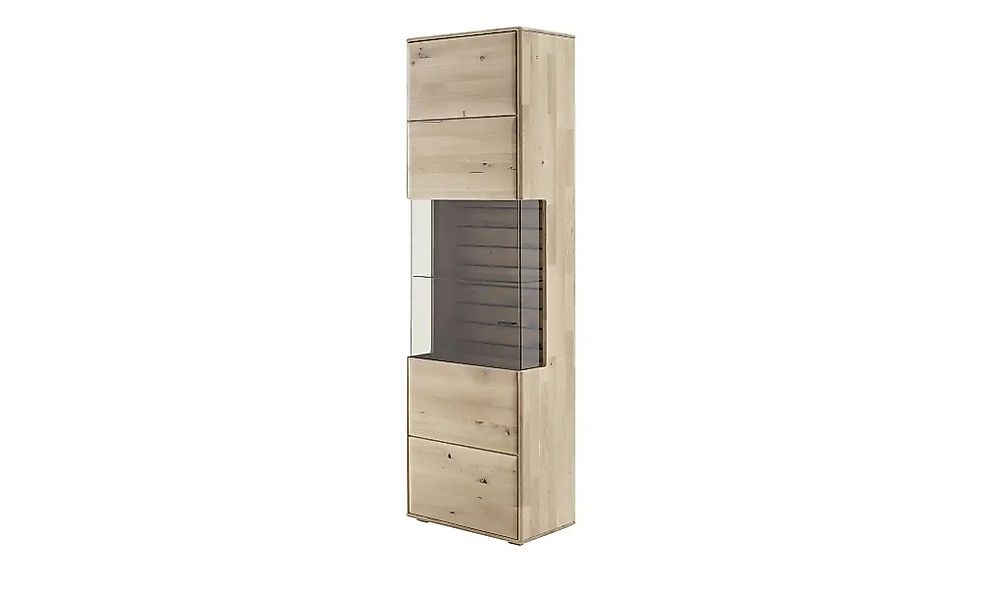 Woodford Vitrine  Onna ¦ holzfarben ¦ Maße (cm): B: 64 H: 207 T: 37.0 Schrä günstig online kaufen