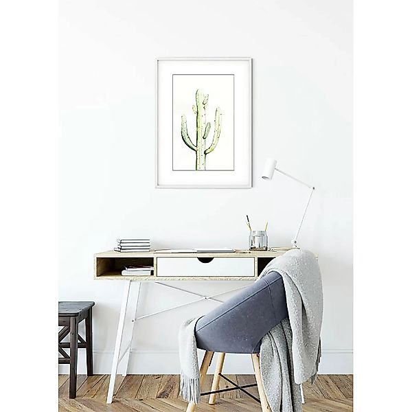 KOMAR Wandbild - Saguaro Watercolor - Größe: 50 x 70 cm mehrfarbig Gr. one günstig online kaufen