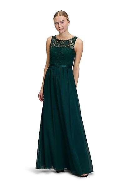 Vera Mont Cocktailkleid "Damen Abendkleid mit Spitze" Ohne Tasche Bogenkant günstig online kaufen