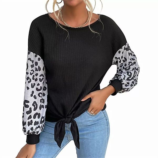 AFAZ New Trading UG Longsleeve Strickpullover Damen Schwarzer Pullover mit günstig online kaufen