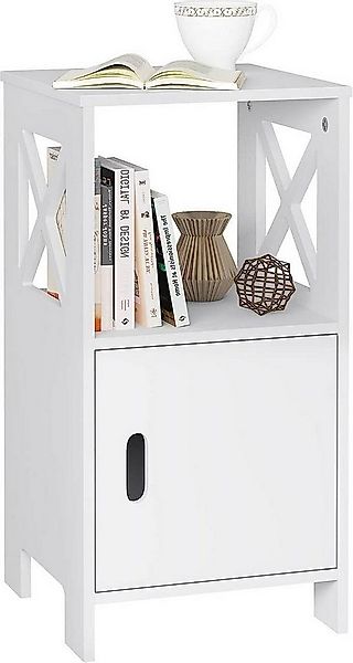 Woltu Nachttisch (1-St), Beistelltisch schmal, 30x60x30 cm, modern günstig online kaufen