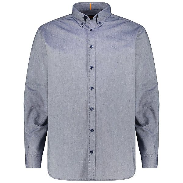 BOSS Freizeithemd aus Baumwolle Farbe dunkelblau Größe: 4XL günstig online kaufen
