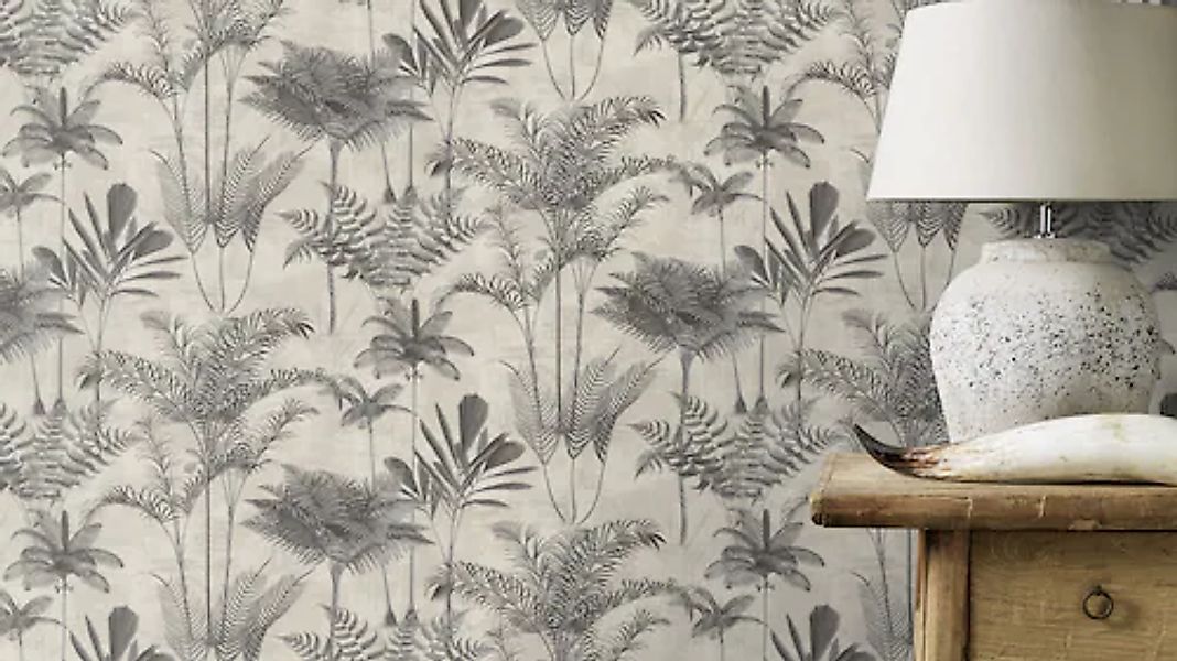 Rasch Vliestapete »Vliestapete Lirirco 555134«, botanisch günstig online kaufen