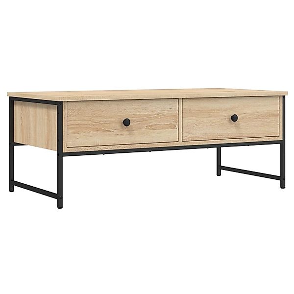 vidaXL Couchtisch Couchtisch Sonoma-Eiche 101x49x39,5 cm günstig online kaufen