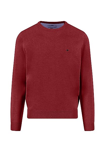 FYNCH-HATTON Strickpullover O-Neck, Superfine garnet red günstig online kaufen