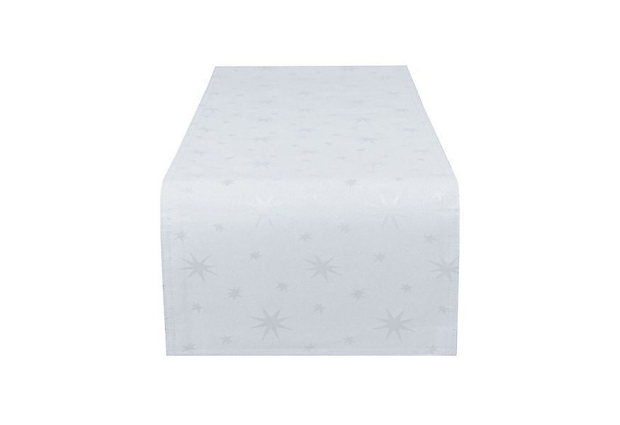 Haus und Deko Tischdecke Tischläufer Weihnachten Lurex Sterne Tischband Her günstig online kaufen