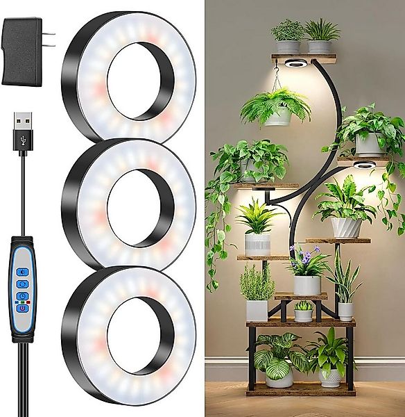 poweradd pro Pflanzenlampe LED Vollspektrum 144 LEDs, 89mm Pflanzenlicht fü günstig online kaufen