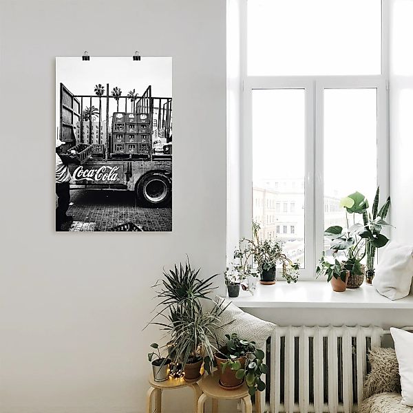 Artland Wandbild "CocaCola-LKW in El Jadida - Marokko", Auto, (1 St.), als günstig online kaufen