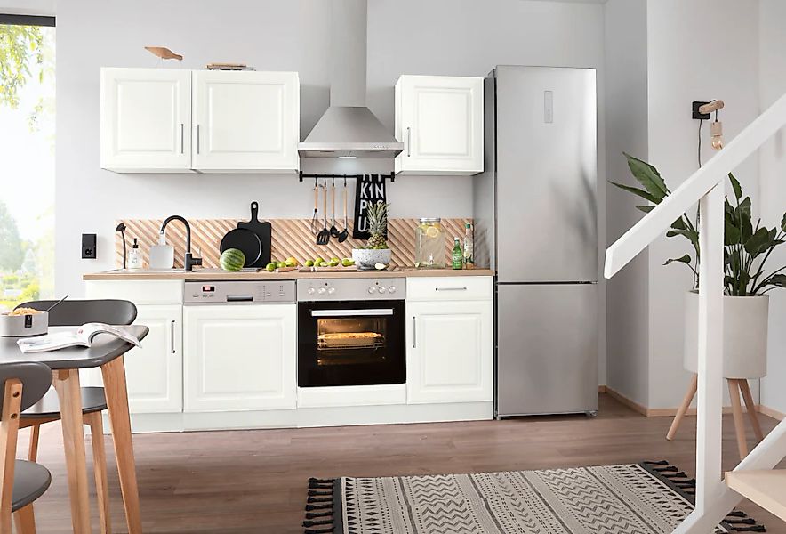 KOCHSTATION Küchenzeile "KS-Stockholm – Küche mit hochwertiger und detailre günstig online kaufen