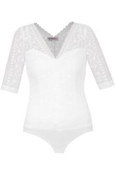 MarJo Dirndlbluse Dirndlbody 'Forsten' Halbarm, Offwhite günstig online kaufen