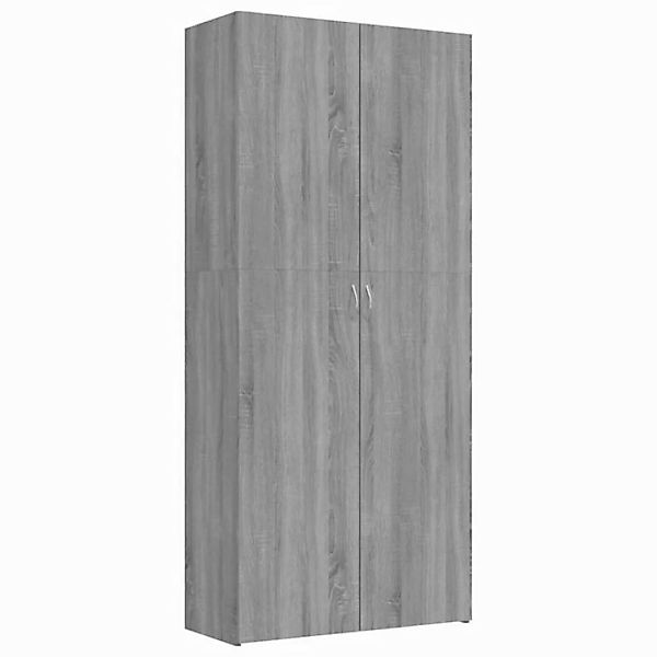 vidaXL Schuhschrank Schuhschrank Grau Sonoma 80x35,5x180 cm Spanplatte günstig online kaufen