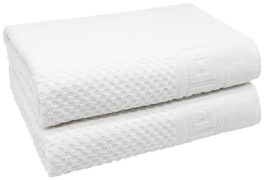 ZOLLNER Badetücher, Frottier (2-St), 100 x günstig online kaufen