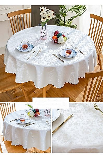 BYSURE Tischdecke (1-tlg), Tischdecke Abwaschbar Rund günstig online kaufen
