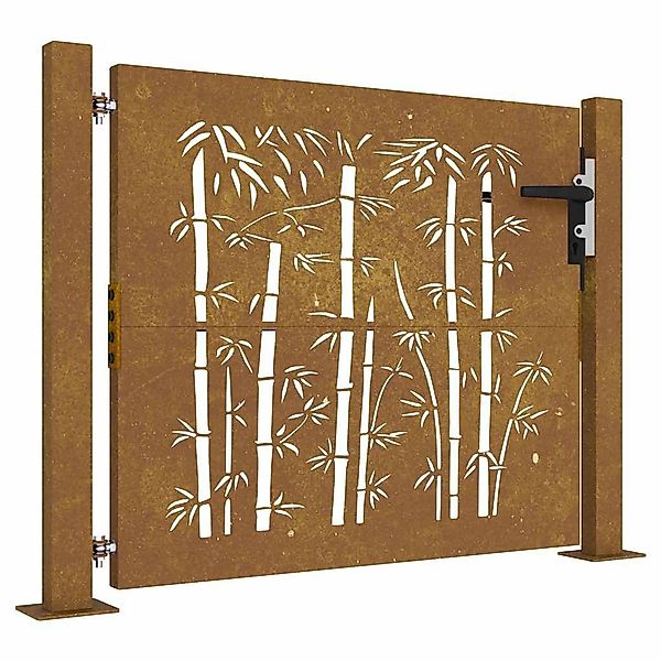 vidaXL Gartentor Gartentor 105x80 cm Cortenstahl günstig online kaufen