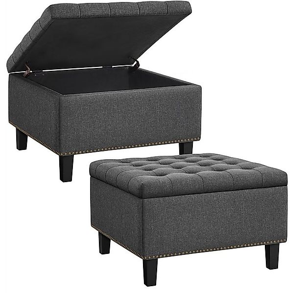 Yaheetech Ottomane, Sitzhocker mit Stauraum, Faltbare Sitztruhe, Aufbewahru günstig online kaufen