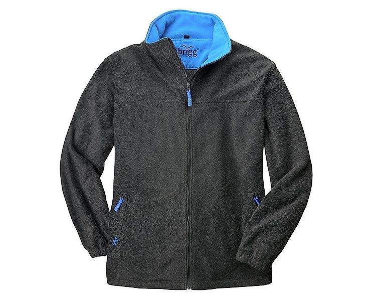 Brigg Fleecejacke Brigg Fleecejacke XXL ohne Futter dunkelgrau/blau günstig online kaufen