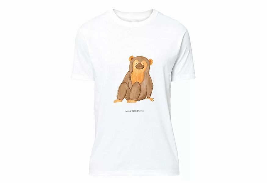 Mr. & Mrs. Panda T-Shirt Affe - Weiß - Geschenk, Äffchen, Jubiläum, Lustige günstig online kaufen