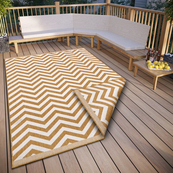NORTHRUGS Teppich "Palma Wendeteppich" rechteckig 5 mm Höhe In-& Outdoor, W günstig online kaufen