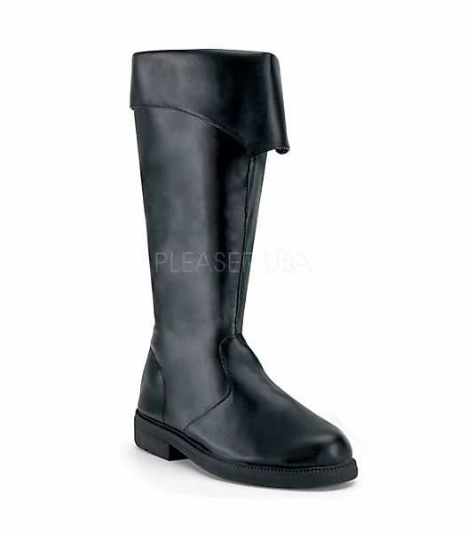 Piraten Stiefel CAPTAIN-105 - Schwarz (Schuhgröße: M) günstig online kaufen