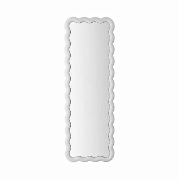 Spiegel leuchtend Illu LED plastikmaterial weiß / L 55 x H 165 cm - Normann günstig online kaufen