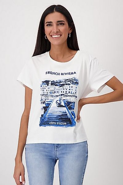 Monari T-Shirt Shirt French Riviera Mit Rundhalsausschnitt günstig online kaufen