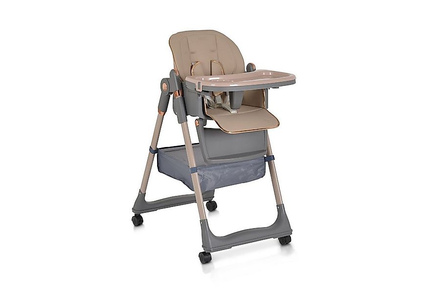 Moni Kombihochstuhl Kinderhochstuhl Lindo klappbar, Lätzchen Besteck Räder günstig online kaufen