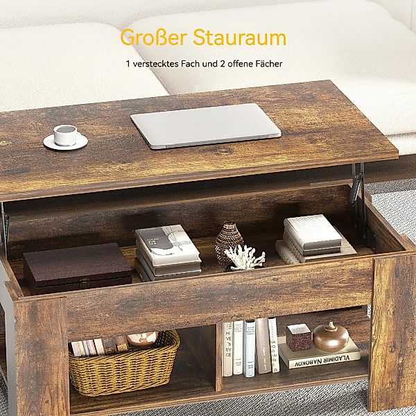 NOBLEWELL Couchtisch - Höhenverstellbar, Ausziehbar & günstig online kaufen