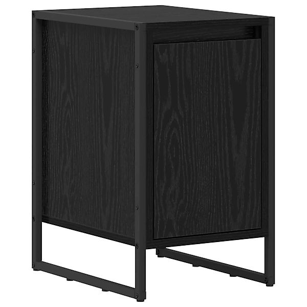 vidaXL Nachttisch Schwarz Eichen-Optik 39,5 x 30 x 50 cm Holzwerkstoff 8866 günstig online kaufen