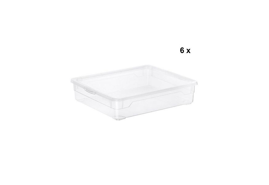 ROTHO Aufbewahrungsbox SET durchsichtige stapelbare Aufbewahrungsbox ROTHO günstig online kaufen